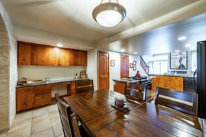 From homecooked breakfasts to lively group dinners, the charming dining and kitchen space at Park Avenue 245 has everything you need for a memorable Park City vacation rental experience.