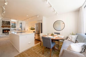 Gather around the table and make memories at Park Avenue 299. This warm and inviting dining area flows seamlessly into the kitchen, making it the heart of this exceptional Park City vacation rental.