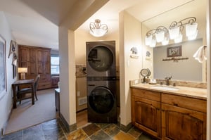 Resort Plaza 5002 has all the conveniences of home — this Park City vacation rental features an inunit stacked washer and dryer, perfect for longer stays and keeping your gear fresh throughout your m