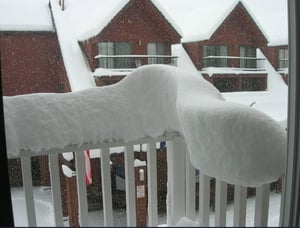 When it snows like this at Resort Plaza 5022, you know its going to be an epic day on the mountain — the ultimate Park City condo rental for powder hounds seeking top Park City lodging.