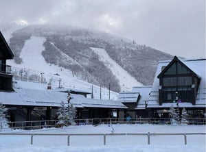 Resort Plaza 5022 puts you steps away from the ice skating rink with stunning ski slopes as a backdrop — a premier Park City vacation rental for the ultimate winter experience.