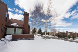 A fresh coat of snow settles over Three Kings Condominiums — a warm and welcoming Park City mountain retreat waiting to be your home base for the season.