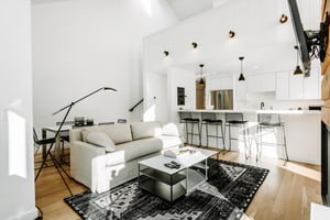 From the sleek kitchen bar seating to the spacious living area, every inch of Three Kings 80 is thoughtfully designed to elevate your Park City lodging experience.