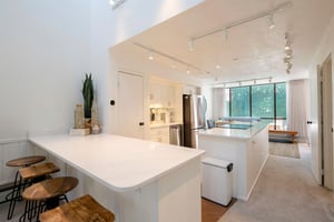 Bright, modern, and beautifully designed — the kitchen at Park Avenue 299 is as functional as it is stylish.