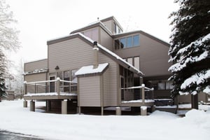 Let it snow Pay Day 183 looks right at home blanketed in fresh powder. With a private deck and plenty of space for the whole group.
