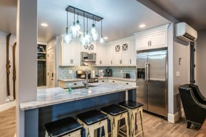 Every detail in the kitchen at Resort Plaza 5000 reflects the care that went into this renovation — a fully equipped Park City lodging experience that delivers well beyond the basics.