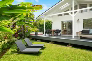 Beautiful backyard