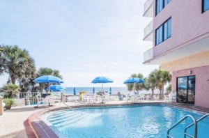 Osprey on the Gulf Motel Pool Panama City