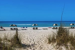 beachcomber by the sea panama city beach beachfront chair water ocean