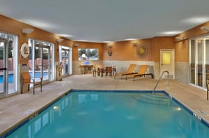 An inviting indoor pool