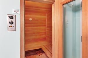 The community sauna.