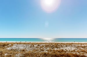 The Gulf coastline next to Inlet Reef Club in Destin.
