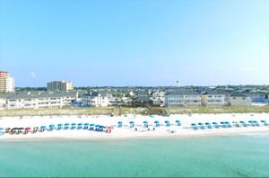 Private beach at Sandpiper Cove in Destin Florida