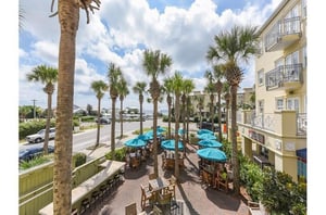 Gorgeous view of the grounds and water from Inn at Gulf Place  in Highway 30A Florida