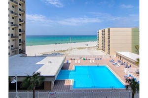 Nice view of the pool from Pinnacle Port in Panama City Beach Florida