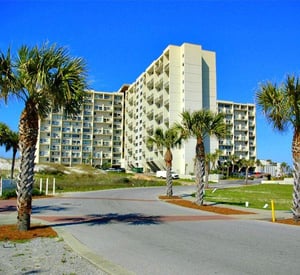 Exterior view from the street at Pinnacle Port