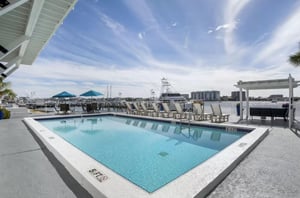 The Inns harborside swimming pool.