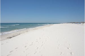 On the beach at Gulf Shores Plantation