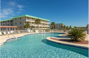 Gorgeous pool at Gulf Shores Plantation in Gulf Shores AL