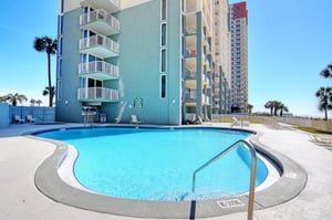 Take a dip in one of many pools  at  Long Beach Resort Panama City Beach FL