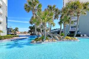 You will want to swim all day long in this pool at Long Beach Resort Panama City Beach FL