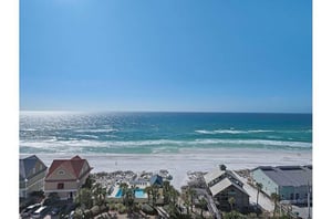 Incredible Gulf view from Leeward Key Condominiums in Destin Florida