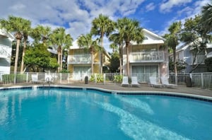 The gated community pool