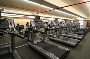 Work to in the gym at Majestic Beach Resort in Panama City Beach FL