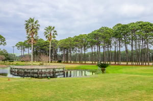 One of the golf courses at Edgewater Beach and Golf Resort in Panama City Beach Florida