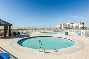 The childrens pool at Sugar Beach in Orange Beach Alabama