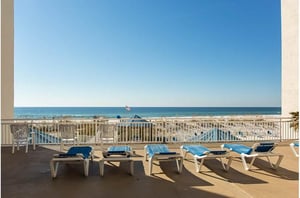 Great view of the beach and Gulf from Sugar Beach in Orange Beach AL
