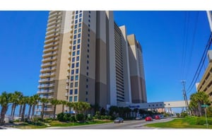 Tidewater in Panama City Beach Florida is located directly on the beach with walkover to the parking deck