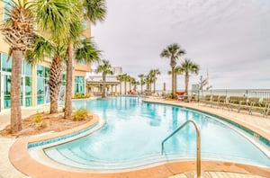 The property boasts two outdoor swimming pools