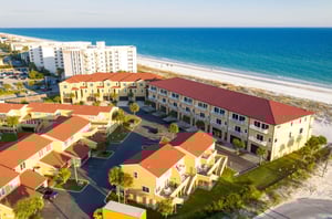 Regency Cabanas are only steps away from peaceful, Gulf beaches