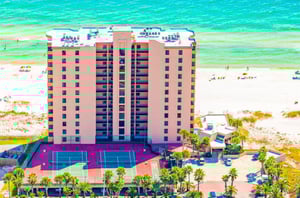 Aerial view of Broadmoor in Orange Beach Alabama
