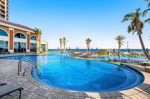 Relax by the stunning outdoor pool