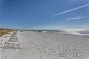 Gulf Shores Beach Outside Bel Sole Condos