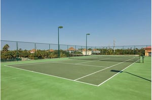 White Caps in Orange Beach Alabama has a tennis court