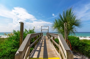 Villas at Santa Rosa Beach Rentals in Highway 30A Florida Boardwalk Beach Access