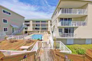 Starboard Village Condos are oceanfront units with easy beach acess
