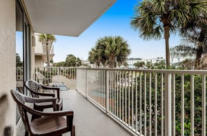 Unwind on a private balcony