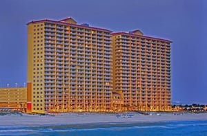 Exterior of Calypso Resort in Panama City Resort
