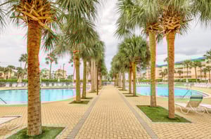 The two pools and expansive deck are great places to relax and soak up the sun.