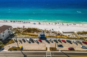 The beach beside the property is ripe for fun.