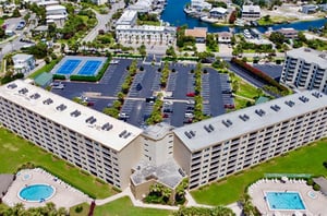 The Islander East and West Aerial Views in Destin