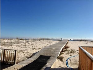Easy access to the beach from Sundial in Gulf Shores AL