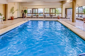 The indoor pool at the Palms in Orange Beach Alabama