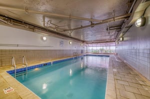 The indoor pool at Phoenix II in Orange Beach Alabama