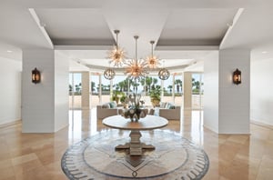 An opulent sitting area