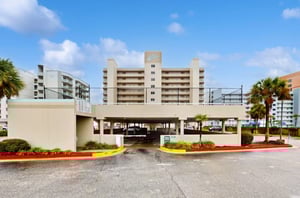 View from the street of the Enclave in Orange Beach Alabama